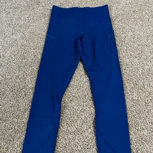 Zyia blue reflective leggings